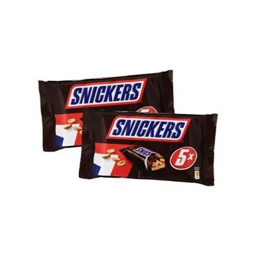 Snickers Chocolate 2 x 5 x 45Gm, 15 Pieces Per Carton